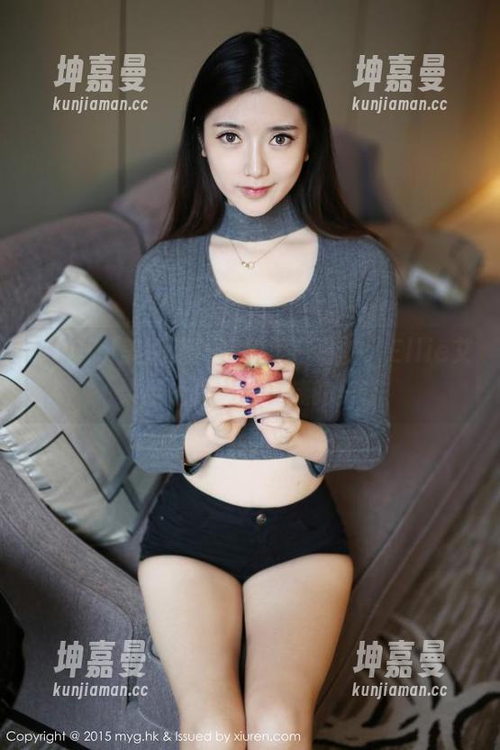 MyGirl美媛馆 - 一组黑白私拍，Ellie艾栗栗让你直面颓废的美。