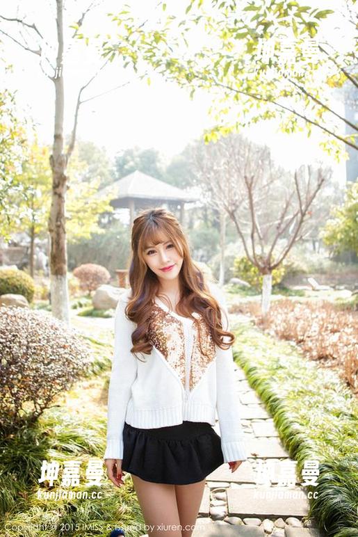 爱蜜社 - 小丽莎萌萌哒牛仔裤写真，免费打卡，适合懒人围观的必备现场！